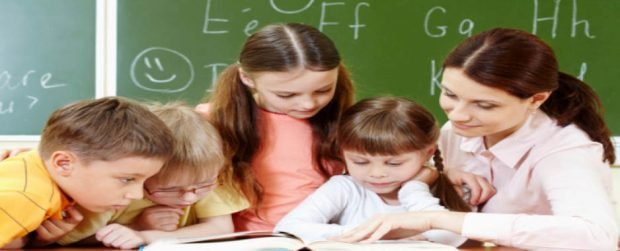 Alunni in una scuola