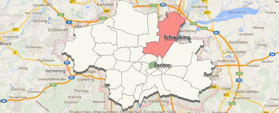 Monaco di Baviera: Quartiere di Schwabing